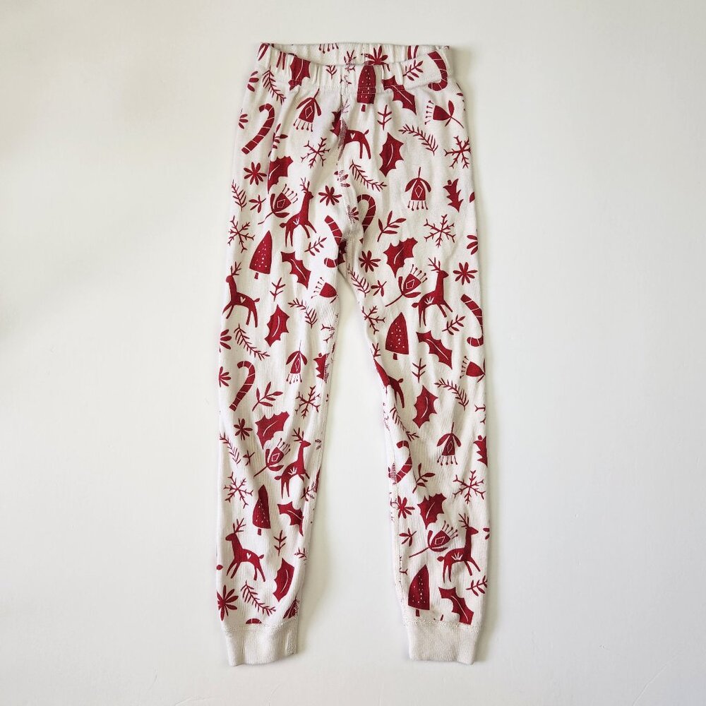 Hanna Andersson Holiday Christmas Long John Pajama Bottoms 110 cm US 5